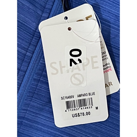 NWT Shape, Blue, Zip-up Hoodie, M, #545-T - Picture 3 of 3